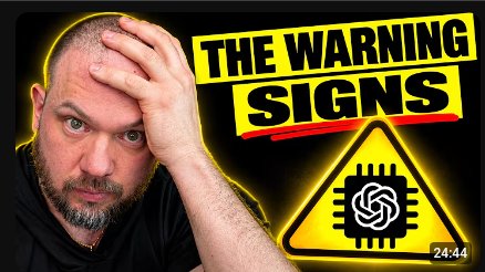 Wes Roth video thumbnail, The Warning Signs
